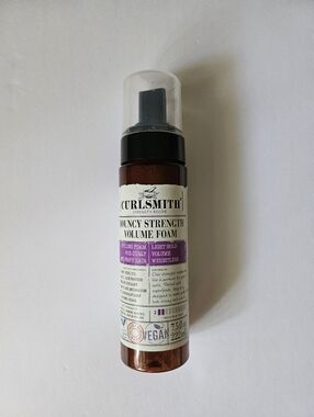 NEW Curlsmith Bouncy Strength Volume Foam all hair types slight hold, 7.5 oz